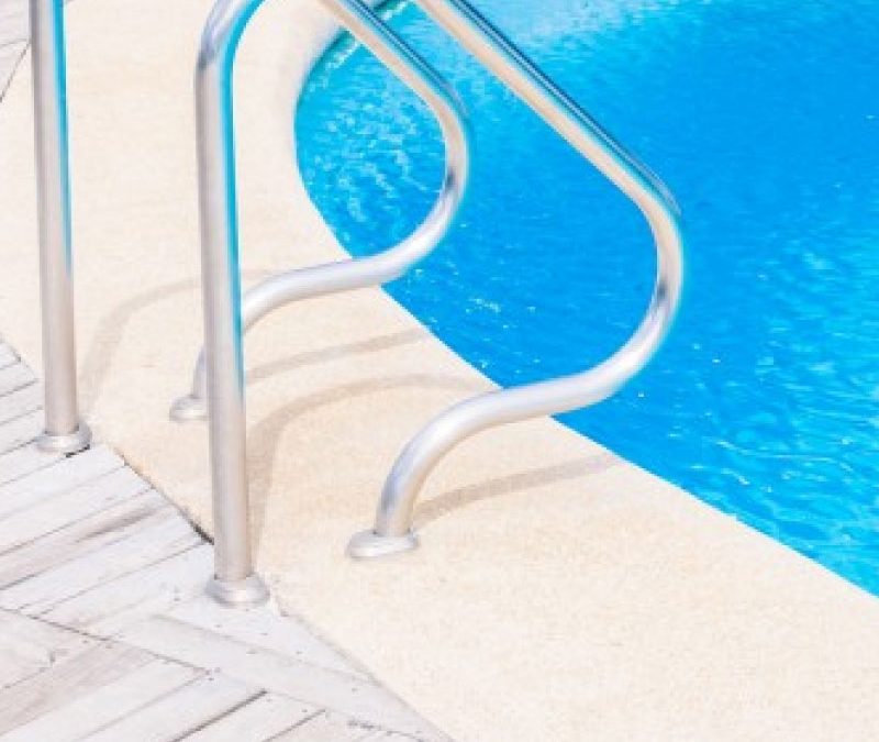 polished concrete surround pool