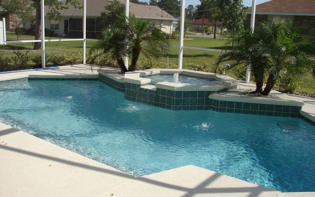 exposed aggregate pool deck